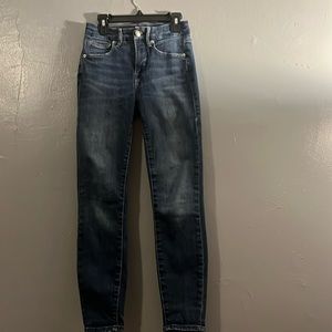Jeans girls blue used size 25